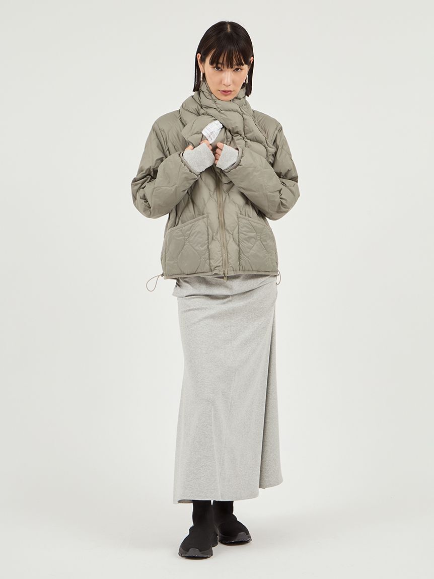 emmi atelier「カットソーフーディーワンピース」|ワンピース|