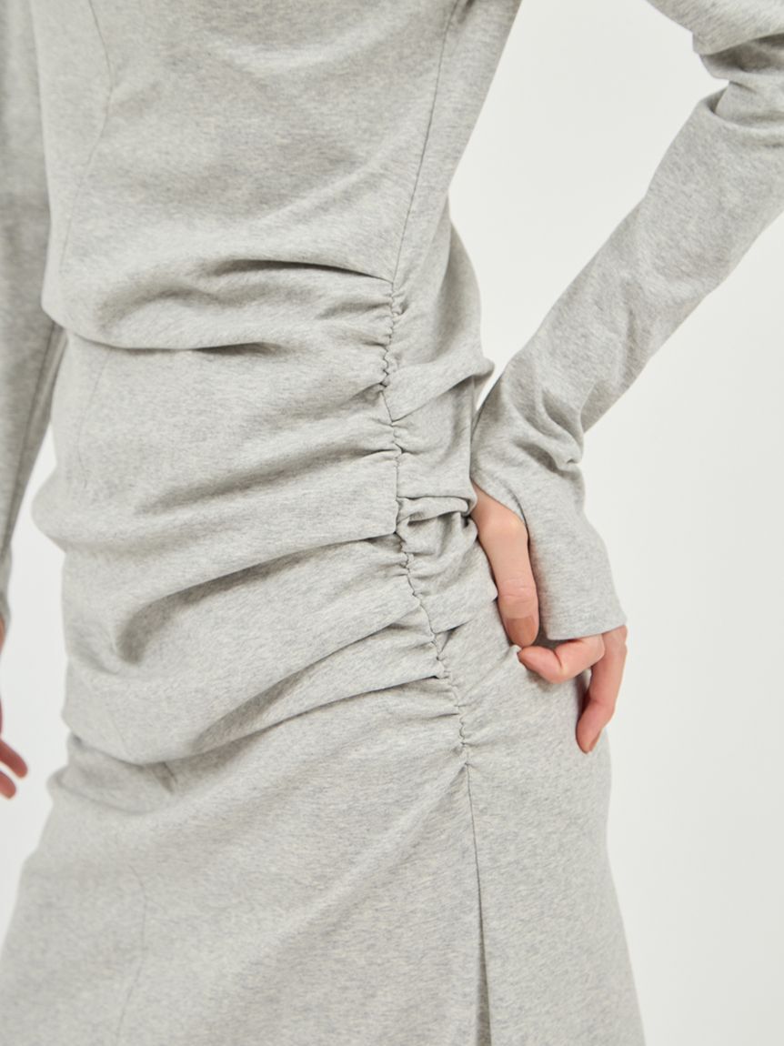 emmi atelier「カットソーフーディーワンピース」|ワンピース|