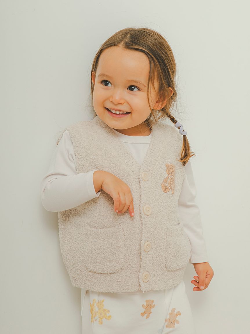 GELATO PIQUE KIDS & BABY「【限定カラーあり】【BABY】パウダーベアベスト」|その他ベビーウェア|