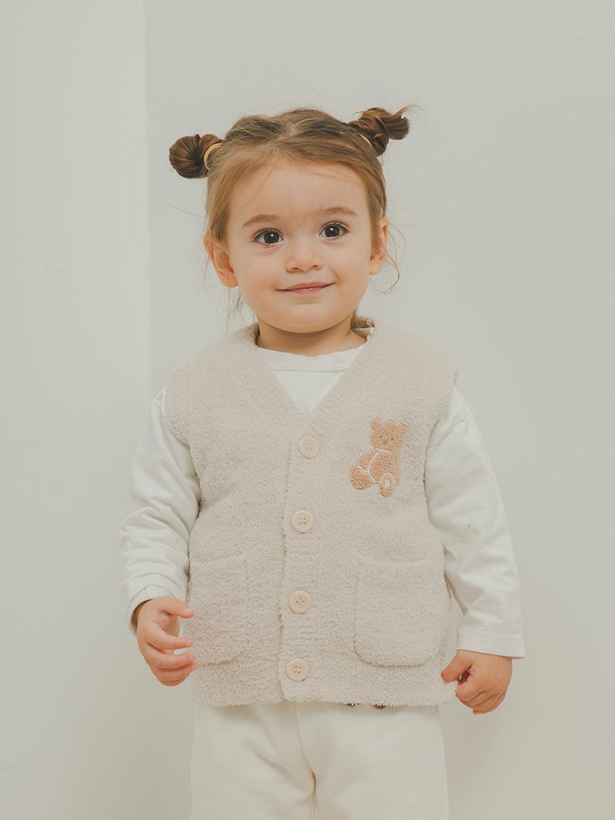 GELATO PIQUE KIDS & BABY「【限定カラーあり】【BABY】パウダーベアベスト」|その他ベビーウェア|
