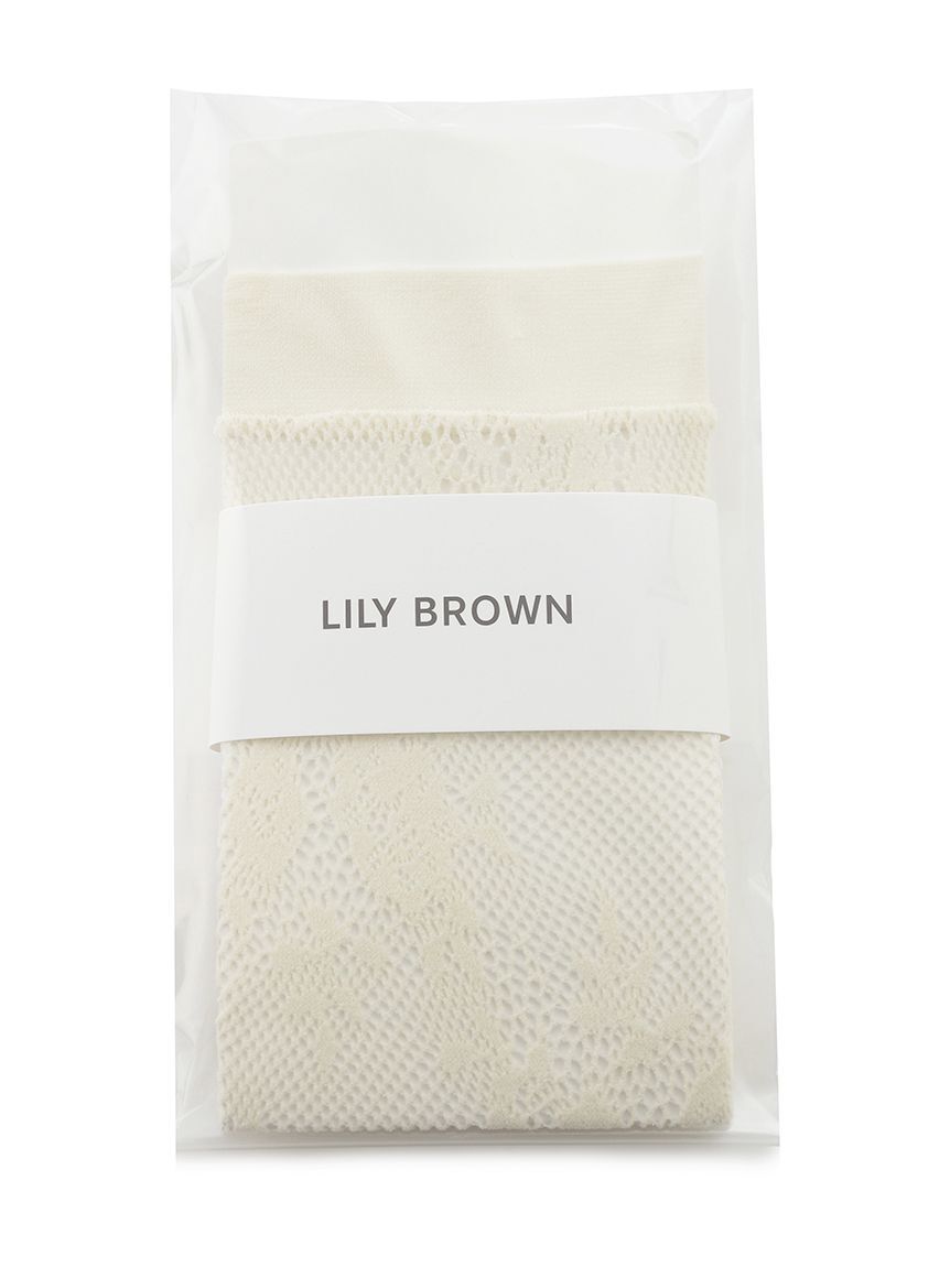 LILY BROWN「シアーレースハイソックス」|ソックス|