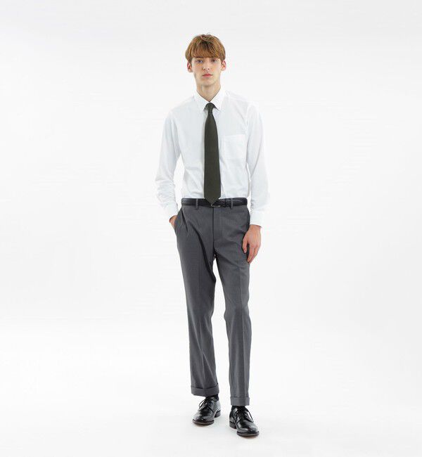 MACKINTOSH PHILOSOPHY「トロッター ボタンダウンシャツ トリコットジャージー/ストライプ」|シャツ・ブラウス|