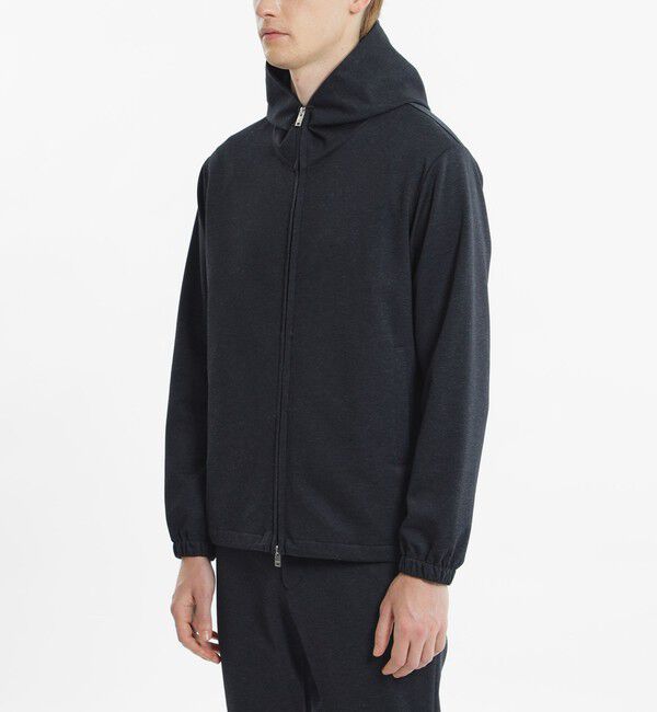 MACKINTOSH PHILOSOPHY「テーラードジャージー フーデッドパーカー ダブルジャージー裏メッシュ」|ブルゾン・スタジャン|