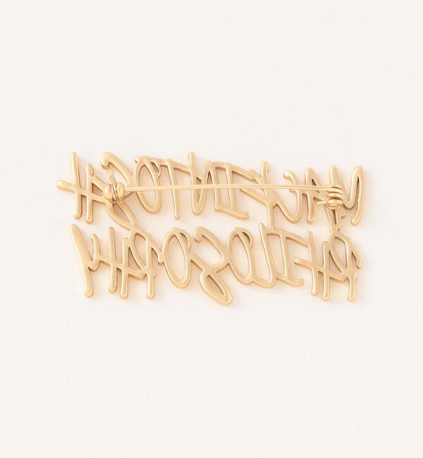 MACKINTOSH PHILOSOPHY「ライティングロゴブローチ」|ブローチ・コサージュ|