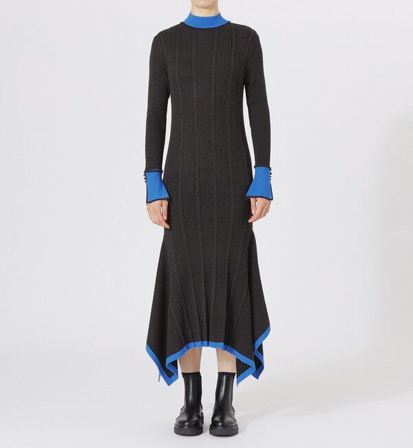  「レイヤードライクニットワンピース」|ワンピース|