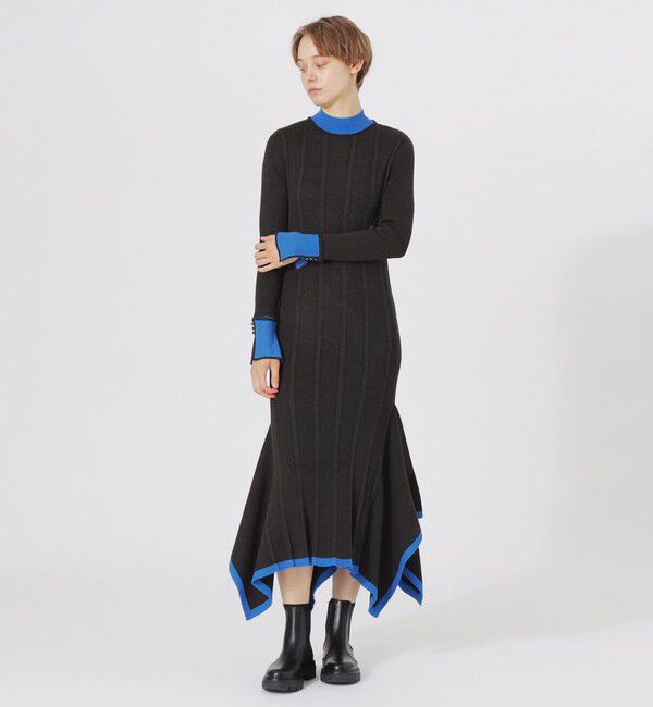  「レイヤードライクニットワンピース」|ワンピース|