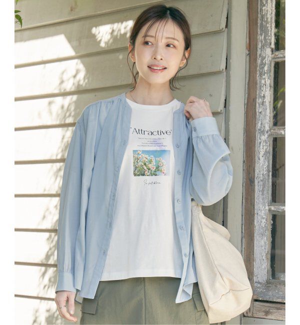 ikka「ロゴフォトプリントT」|Tシャツ・カットソー|