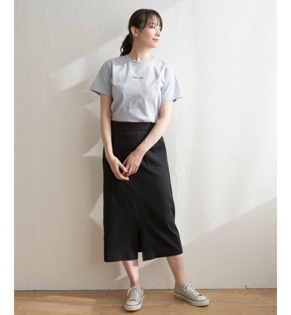 ikka「ロゴフォトプリントT」|Tシャツ・カットソー|