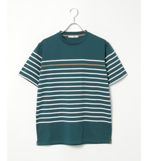 ikka「ボルテックスDRYボーダーTシャツ」|Tシャツ・カットソー|