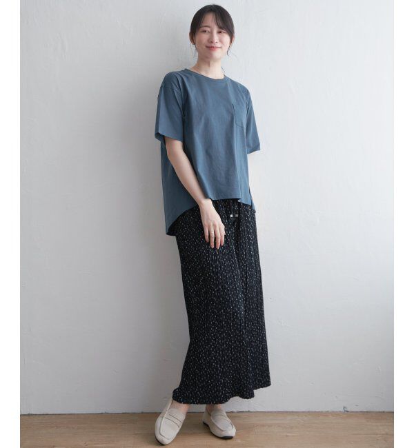 ikka「コットンUSA半袖Tシャツ」|Tシャツ・カットソー|