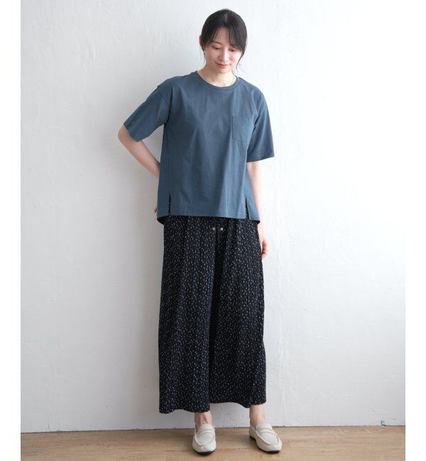 ikka「コットンUSA半袖Tシャツ」|Tシャツ・カットソー|