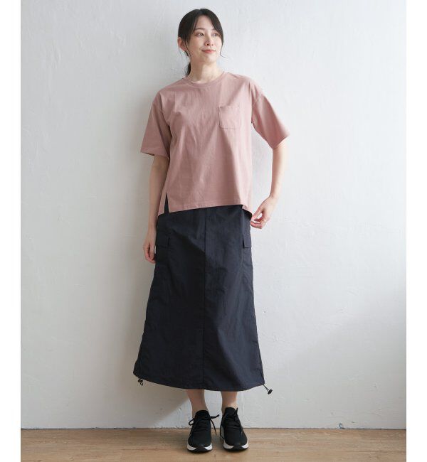 ikka「コットンUSA半袖Tシャツ」|Tシャツ・カットソー|