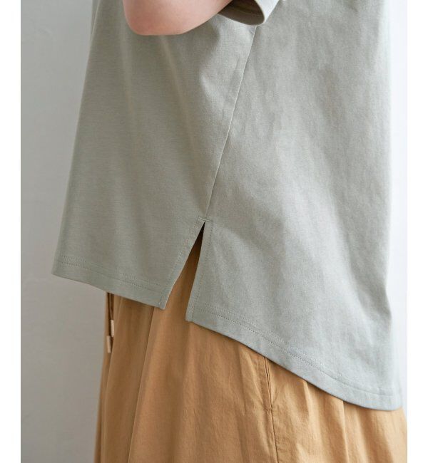 ikka「コットンUSA半袖Tシャツ」|Tシャツ・カットソー|