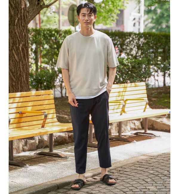 ikka「Reflax リラックスイージーアンクルパンツ」|その他|