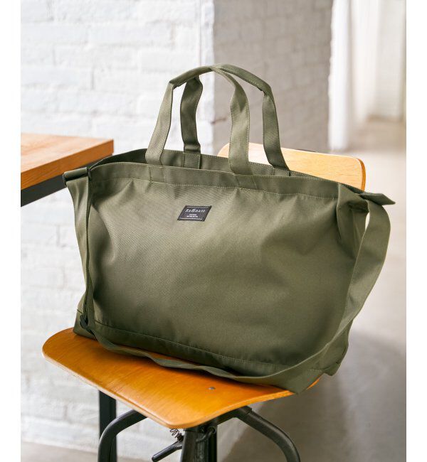 ikka「ポリキャン2WAY ジップショルダーバッグ」|その他|オリーブ
