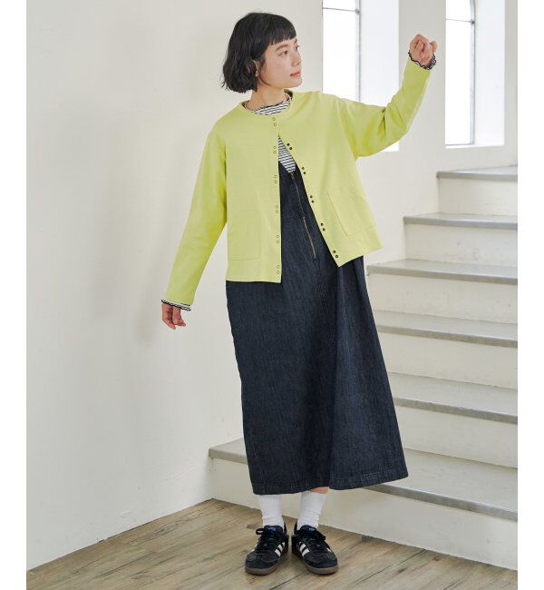 Lbc with Life「ポンチミニスナップボタンカーディガン」|カーディガン|