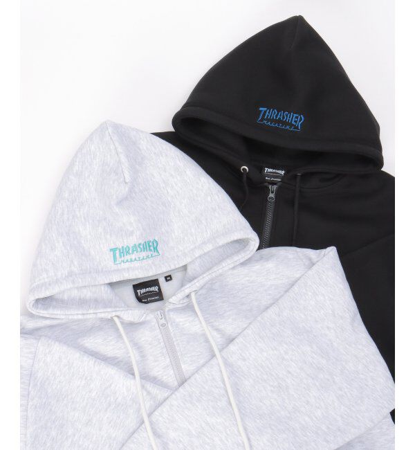 VENCE share style「THRASHER スラッシャー ジップパーカー」|カーディガン|