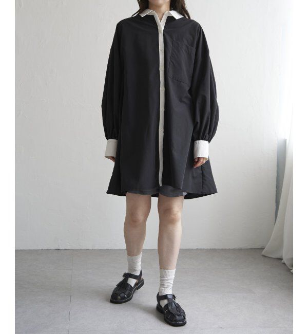 VENCE share style「シャツワンピース」|ワンピース|