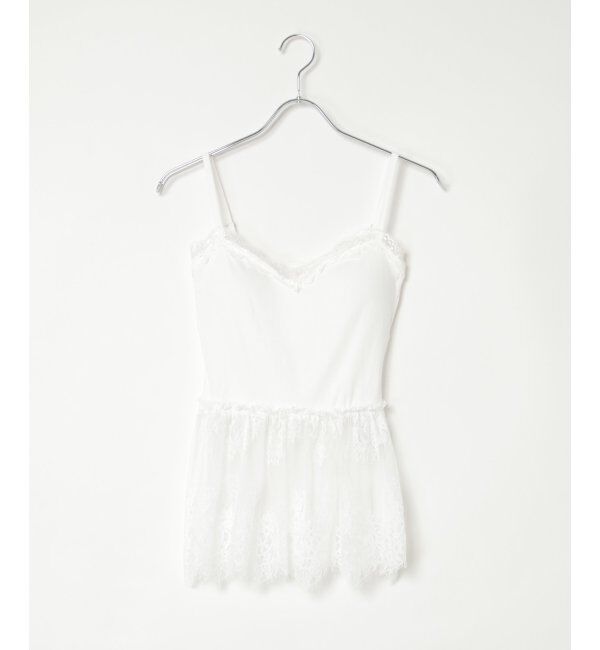 VENCE share style「レースペプラム切り替えブラトップ」|タンクトップ|