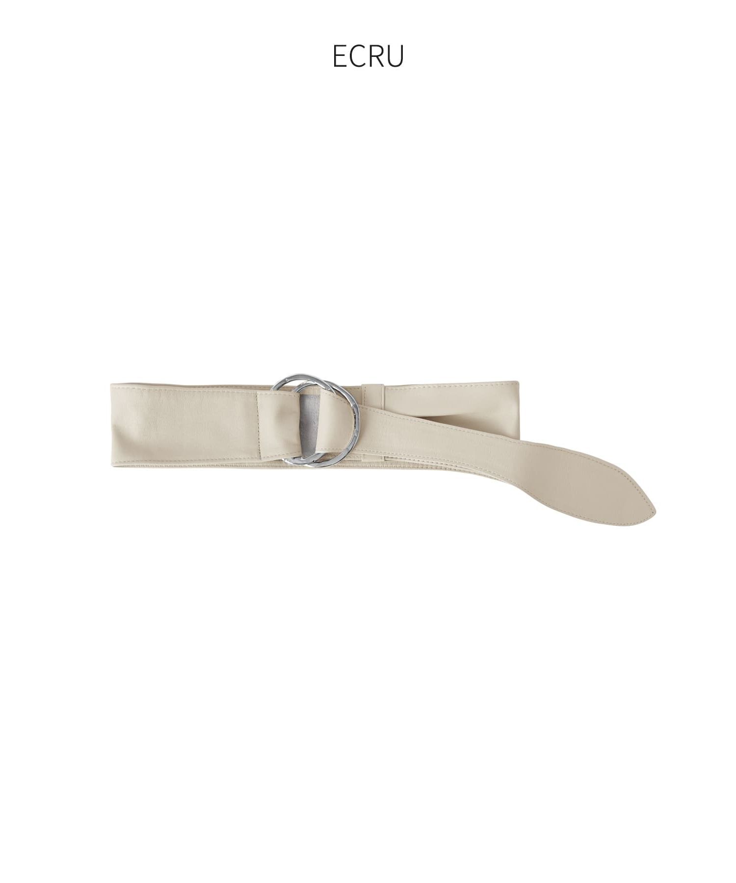 STYLE DELI「ダブルリングレザーサッシュベルト／SV金具」|ベルト|