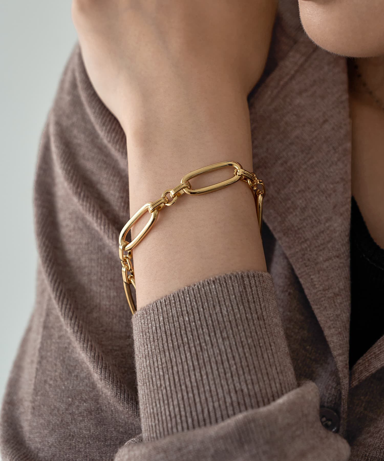 STYLE DELI「オーバルチェーンブレスレット」|ブレスレット・バングル|