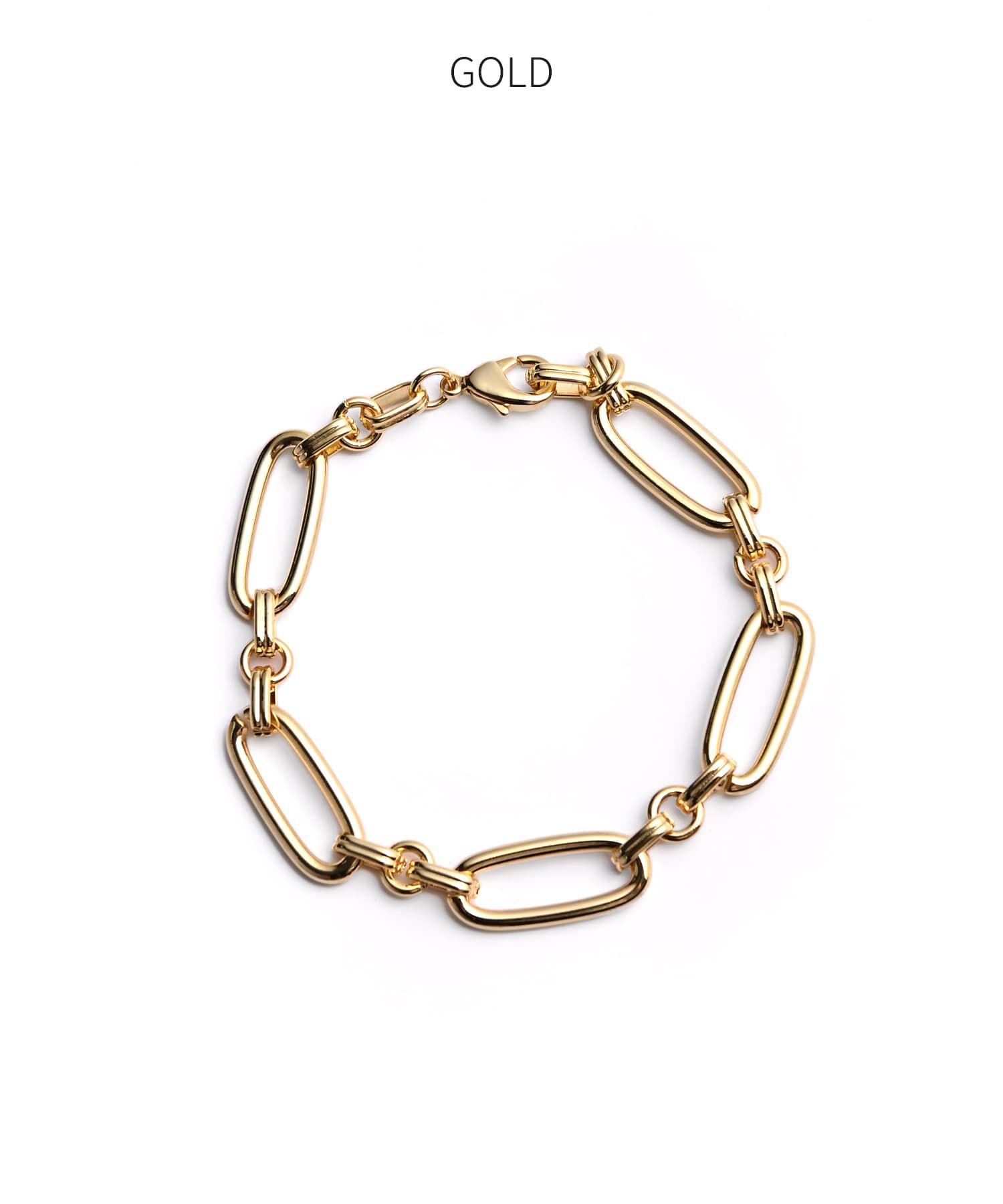 STYLE DELI「オーバルチェーンブレスレット」|ブレスレット・バングル|