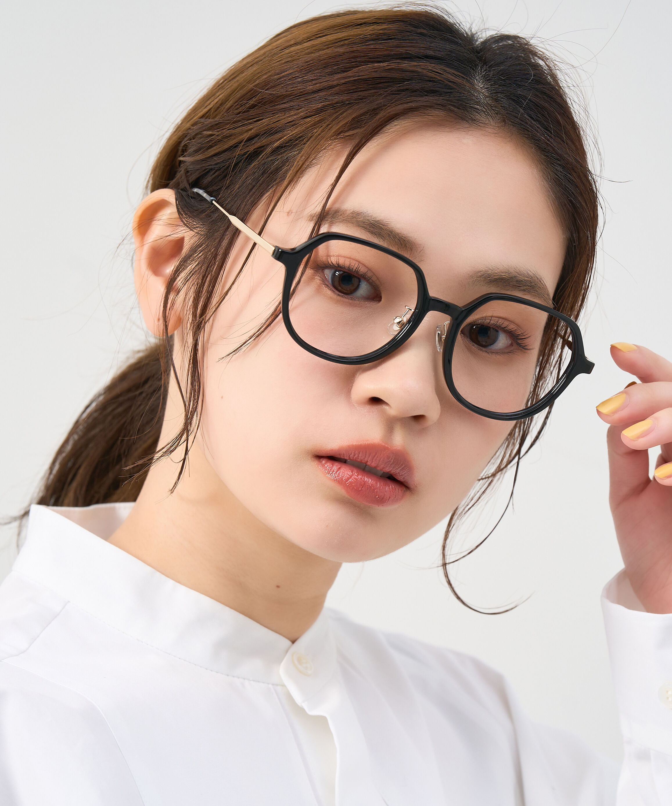  「ボストン型 メガネ｜メタルが高級感漂わすボストンフレーム 伊達メガネ 度付きメガネ レンズ交換券付き」|メガネ|