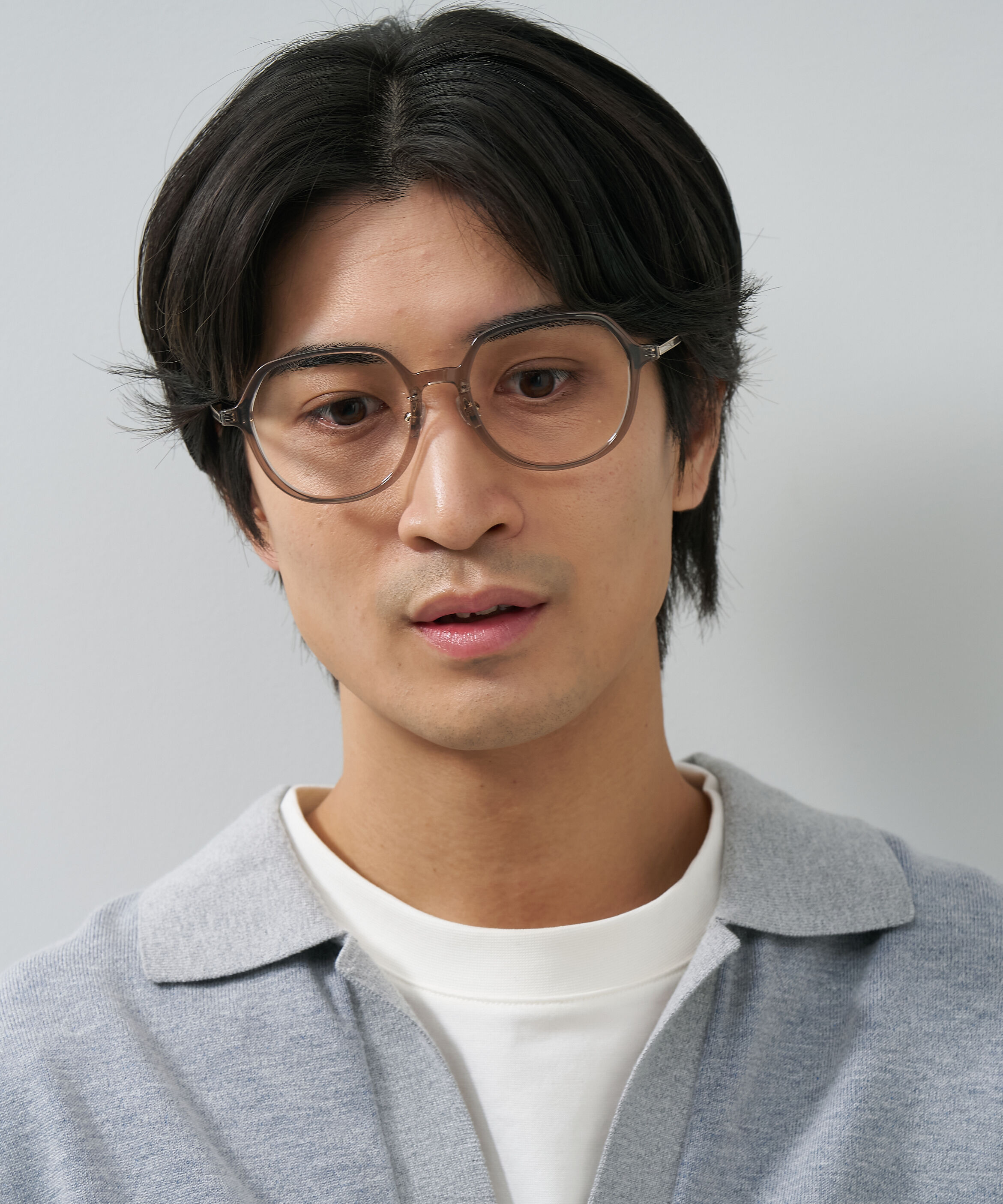  「ボストン型 メガネ｜メタルが高級感漂わすボストンフレーム 伊達メガネ 度付きメガネ レンズ交換券付き」|メガネ|