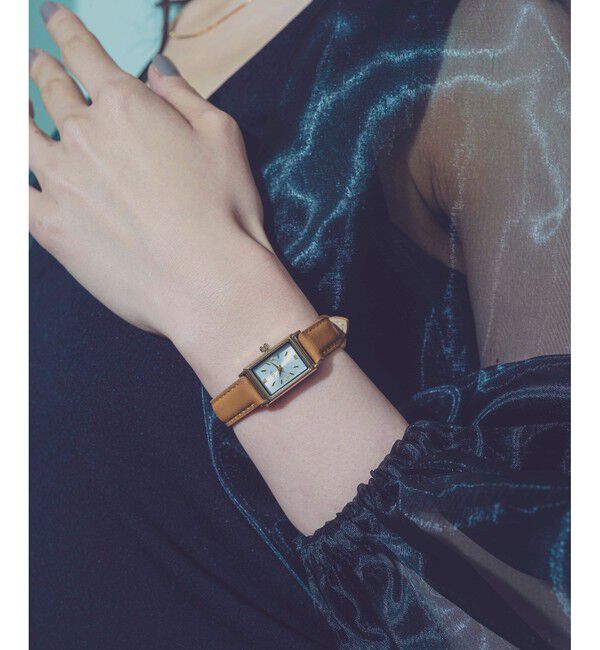 ete「ウォッチ レクタングルフェイス ダイヤモンド」|腕時計|