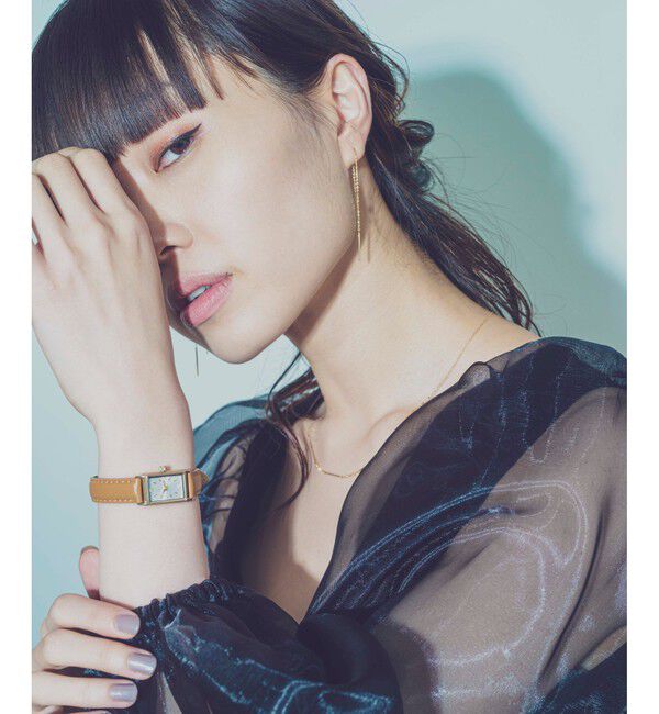 ete「ウォッチ レクタングルフェイス ダイヤモンド」|腕時計|