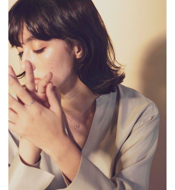 ete「K10MPG レイヤー ムーン ネックレス」|ネックレス|