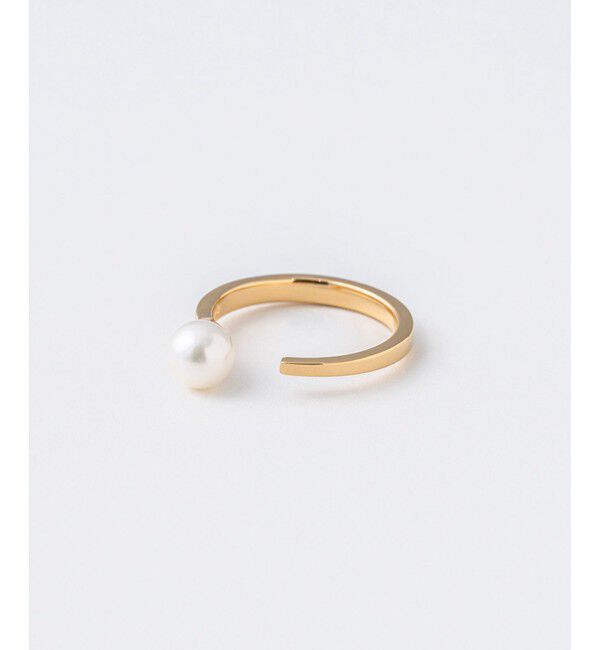 Jouete「フォークピンキー パール」|リング|
