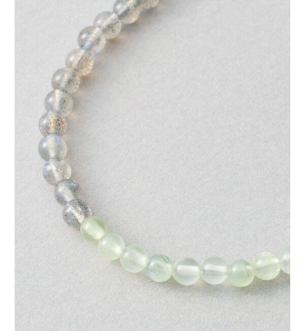 Jouete「[スライドブレス] ラブラドーライト&times;プレナイト」|ブレスレット・バングル|