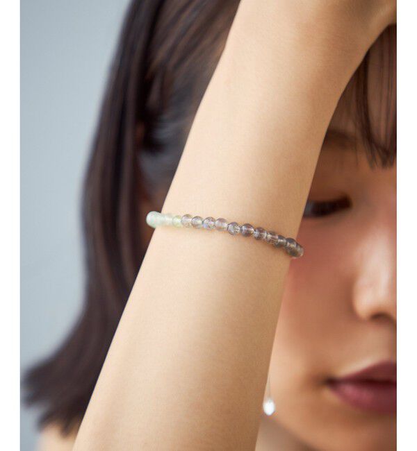 Jouete「[スライドブレス] ラブラドーライト&times;プレナイト」|ブレスレット・バングル|