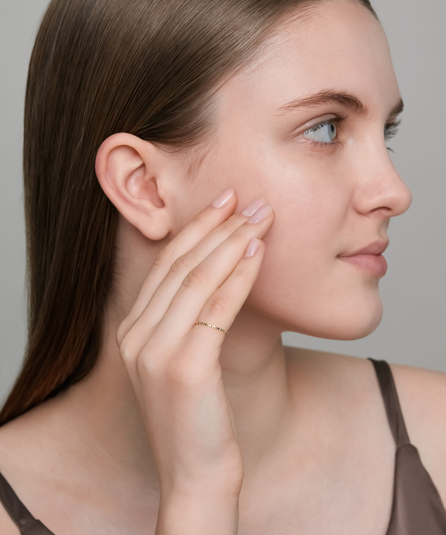 NOJESS「K10ピンキーリング」|リング|