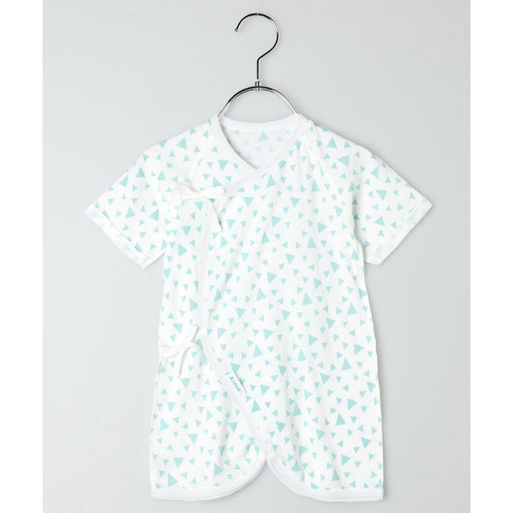 BACKYARD FAMILY「新生児 肌着 日本製 コンビ肌着 通販 ベビー肌着 ベビー 服 赤ちゃん 女の子 男の子 50cm」|その他ベビーウェア|グリーン1