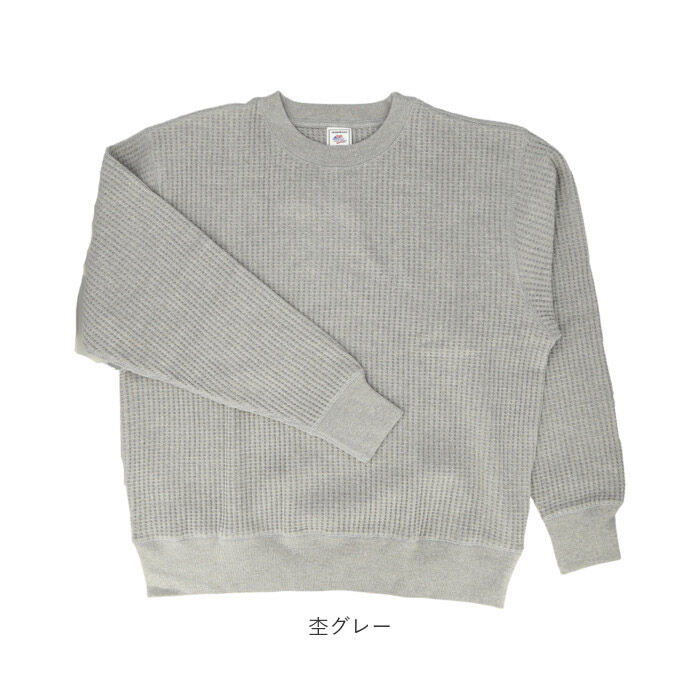 BACKYARD FAMILY「JEMORGAN ワッフル JD042-52S ジェーイーモーガン 通販 長袖Tシャツ ロンT」|Tシャツ・カットソー|