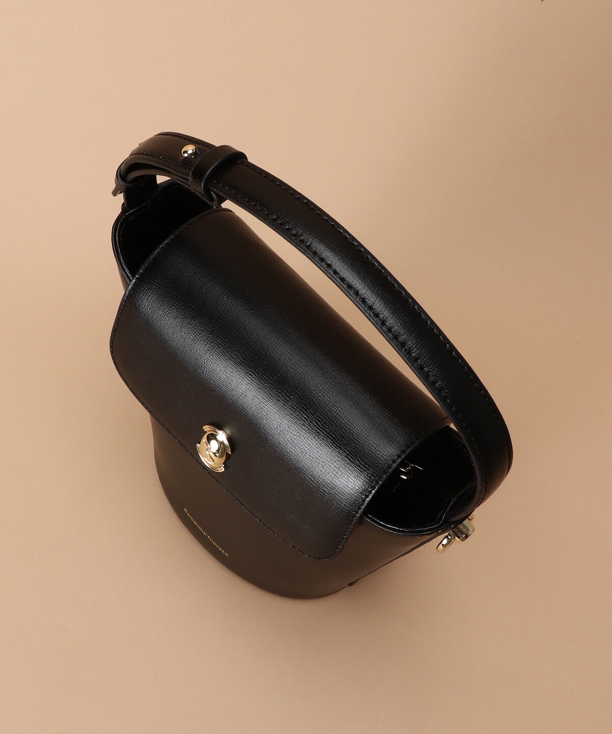 Samantha Thavasa「[日韓共同企画]シンプルスプリットレザーバケットバッグ」|ハンドバッグ|