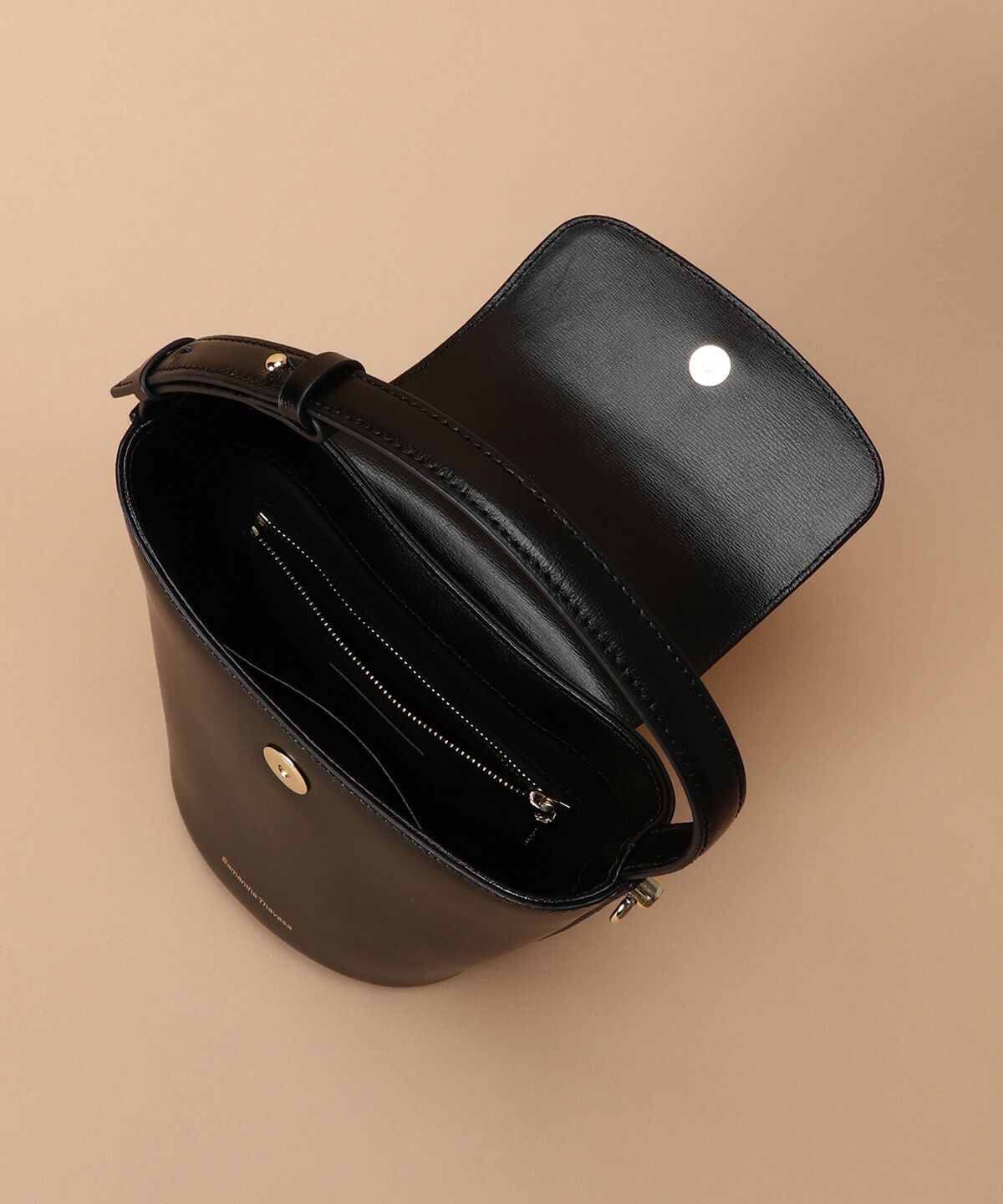 Samantha Thavasa「[日韓共同企画]シンプルスプリットレザーバケットバッグ」|ハンドバッグ|