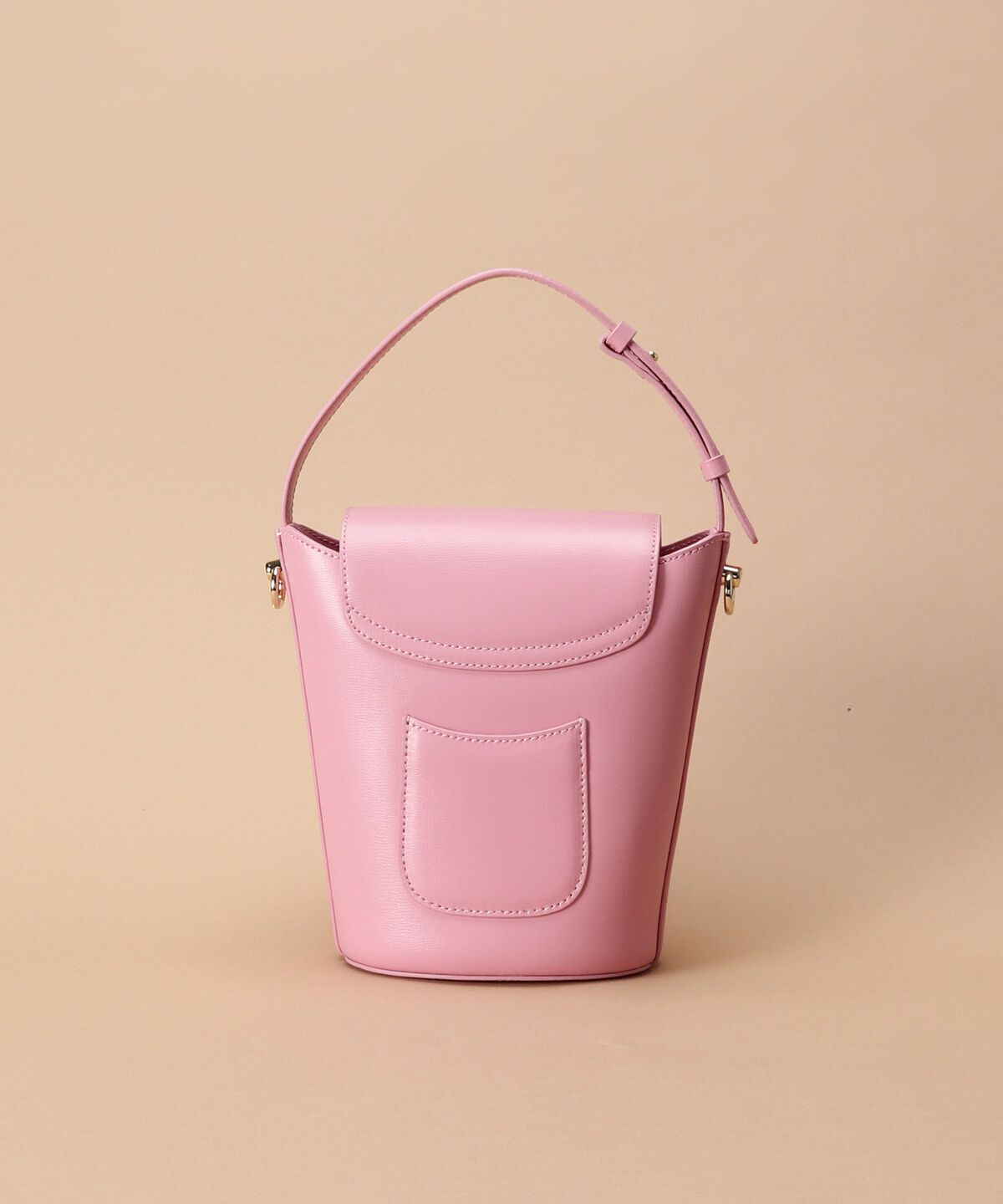 Samantha Thavasa「[日韓共同企画]シンプルスプリットレザーバケットバッグ」|ハンドバッグ|