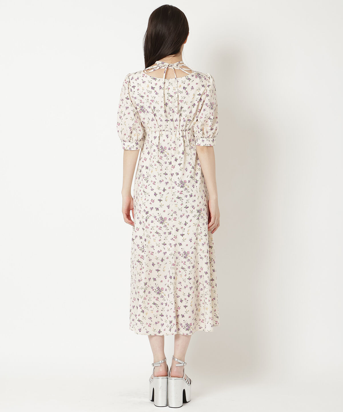 REDYAZEL「チョーカー付きフラワーワンピース」|ワンピース|