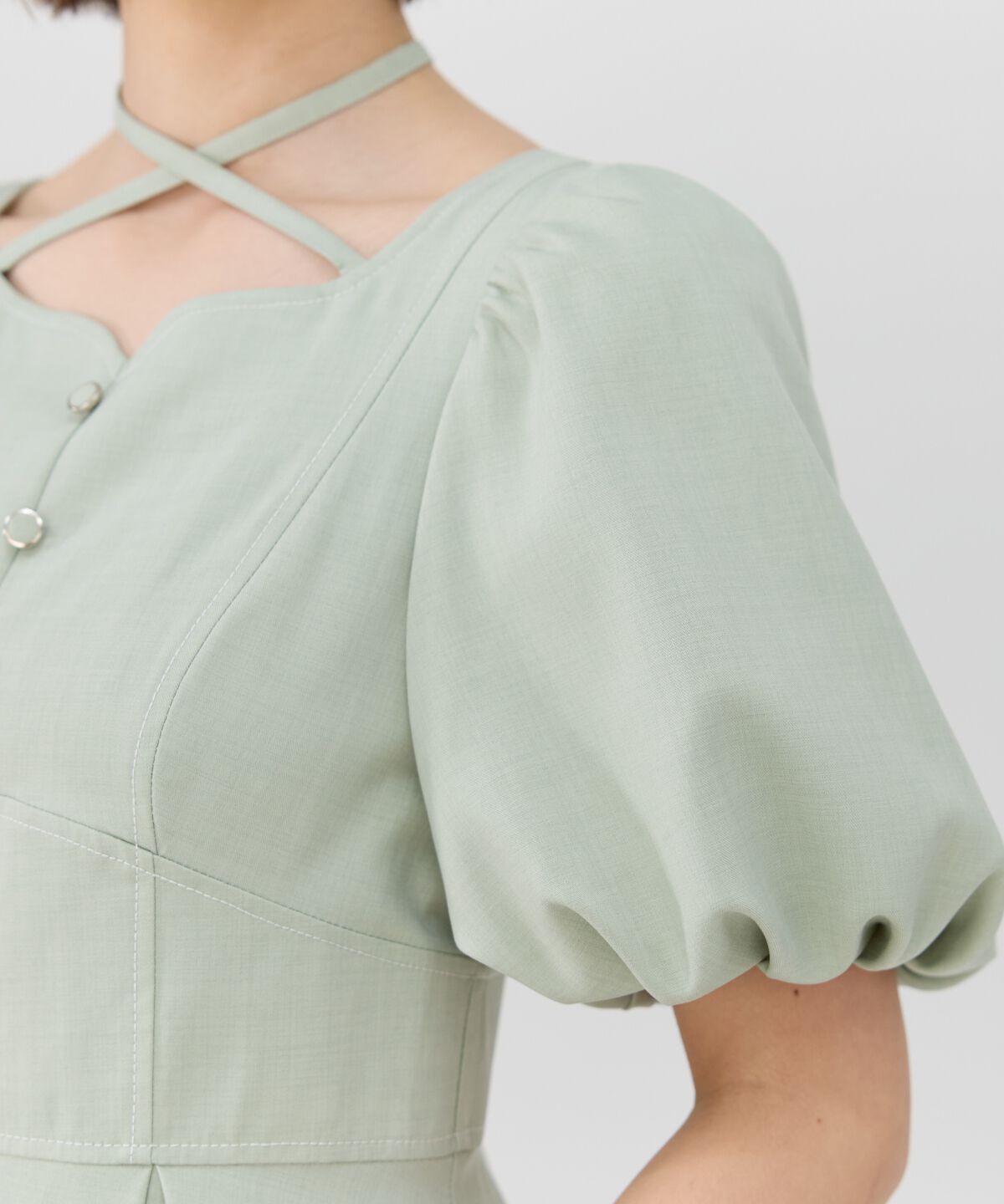 REDYAZEL「バルーンスリーブワンピース」|ワンピース|