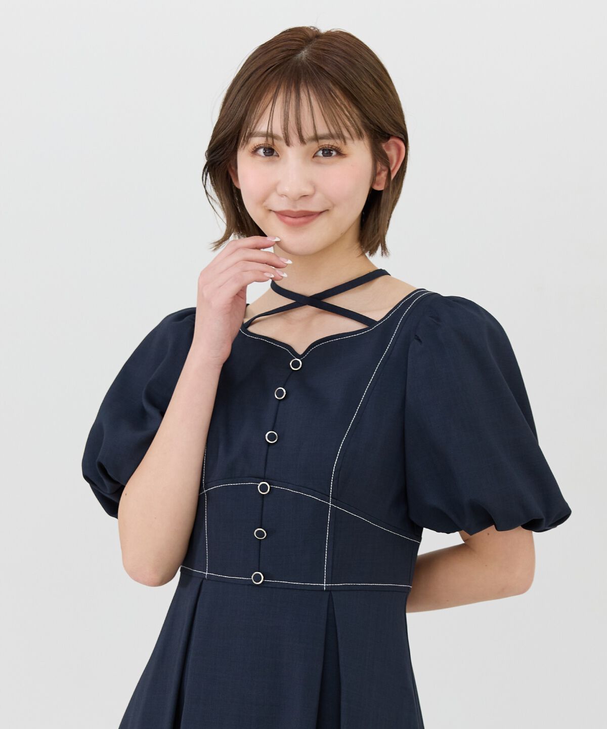 REDYAZEL「バルーンスリーブワンピース」|ワンピース|