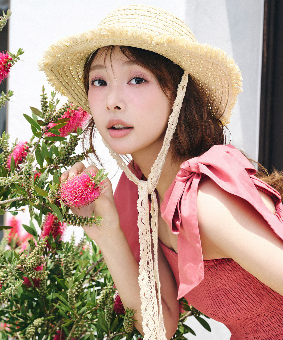 REDYAZEL「リボンショルダーティアードワンピース」|ワンピース|