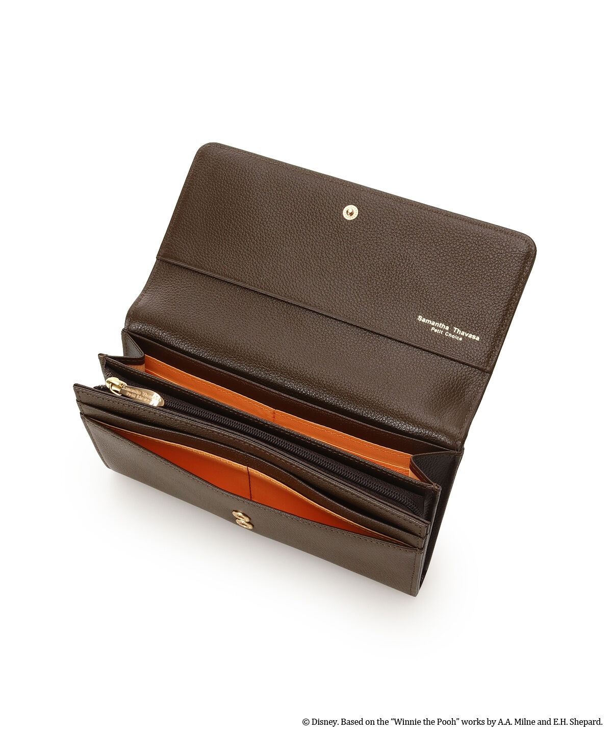 Samantha Thavasa Petit Choice「『くまのプーさん』コレクション 長財布(総柄)」|財布|