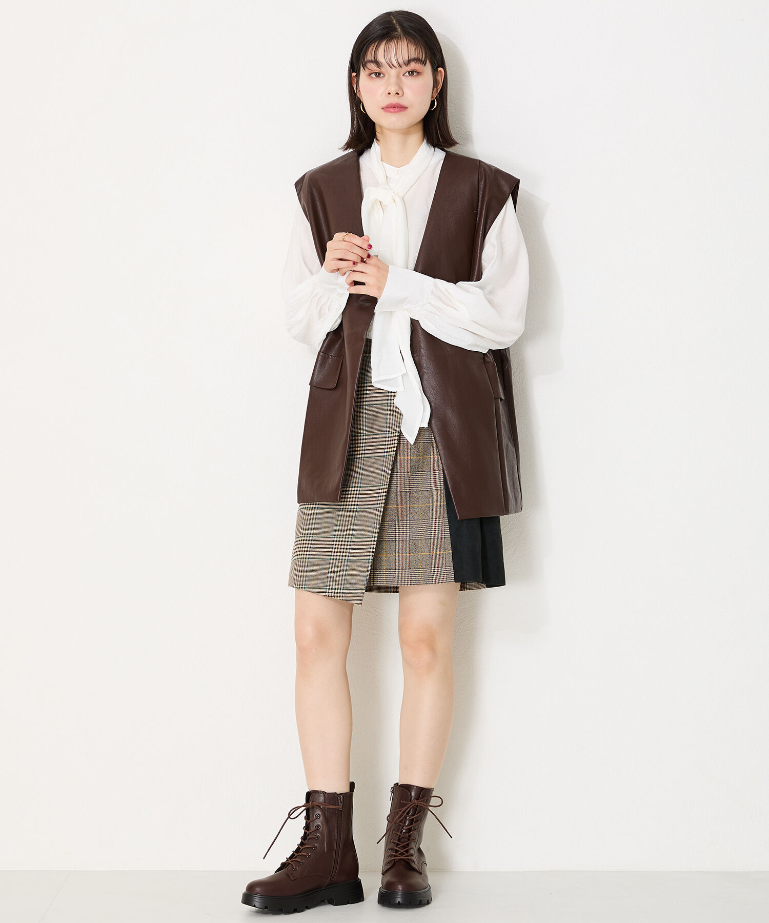 ORiental TRaffic「レースアップ 厚底 ブーツ /41401」|ショートブーツ|