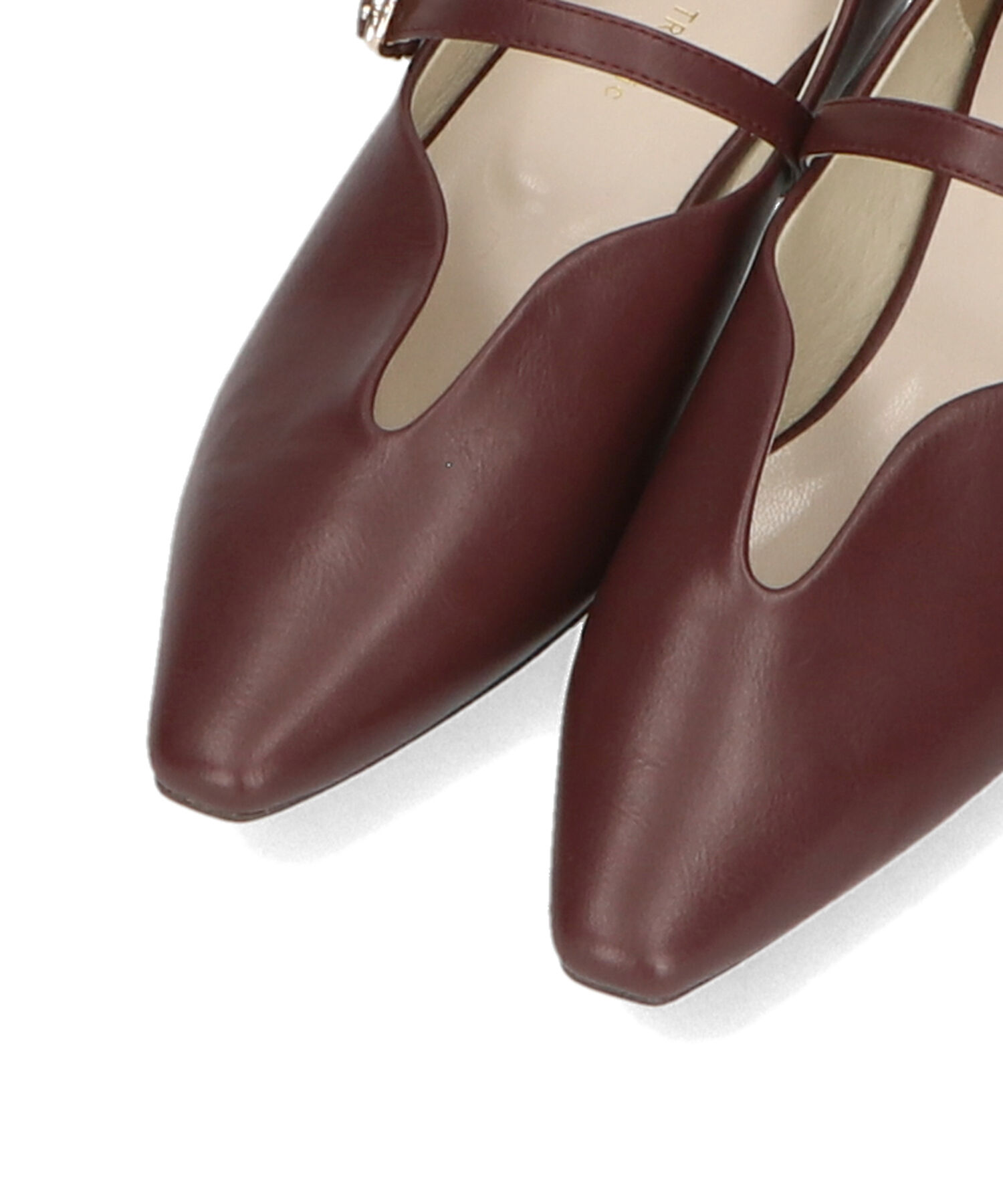 ORiental TRaffic「【WEB限定】ベルト デザイン フラットパンプス /45302  ベーシック  シンプル ストラップパンプス」|パンプス|