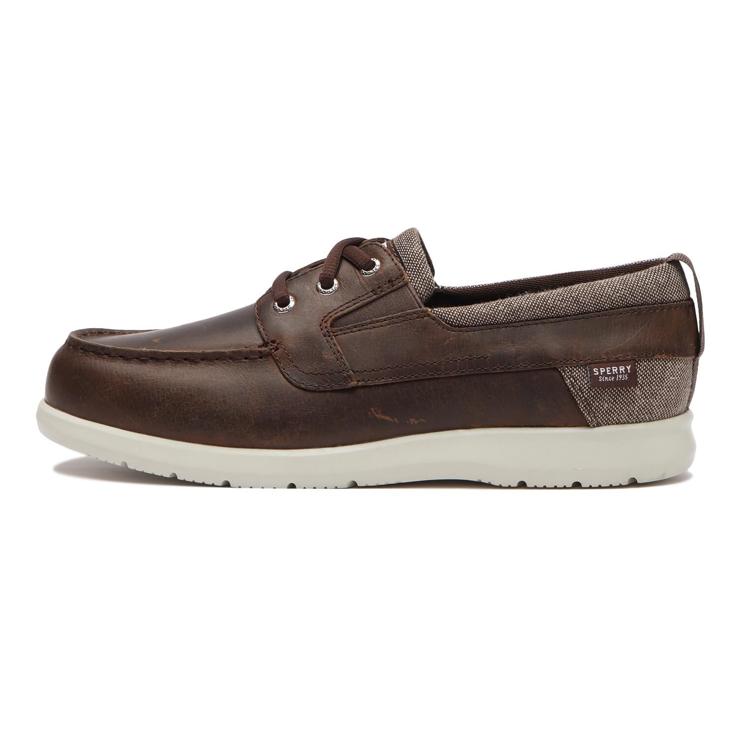 SPERRY「【SPERRY TOPSIDER】BOWRIDER PLUSHSTEP 3-EYE LEATH」|スニーカー|ブラウン