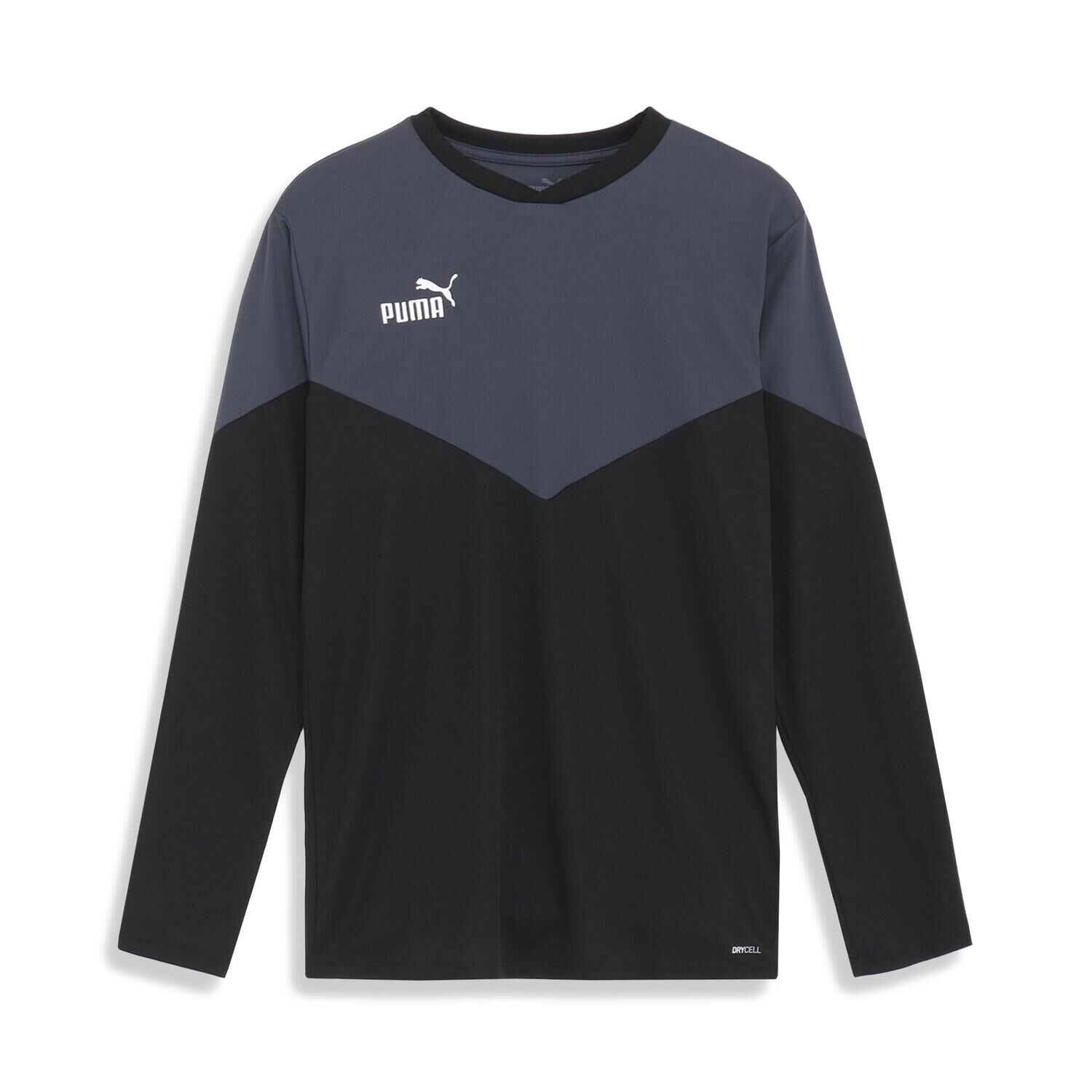 PUMA「【PUMA ｳｪｱ】M INDIVIDUAL RETRO LS SHIRT」|Tシャツ・カットソー|ブラック