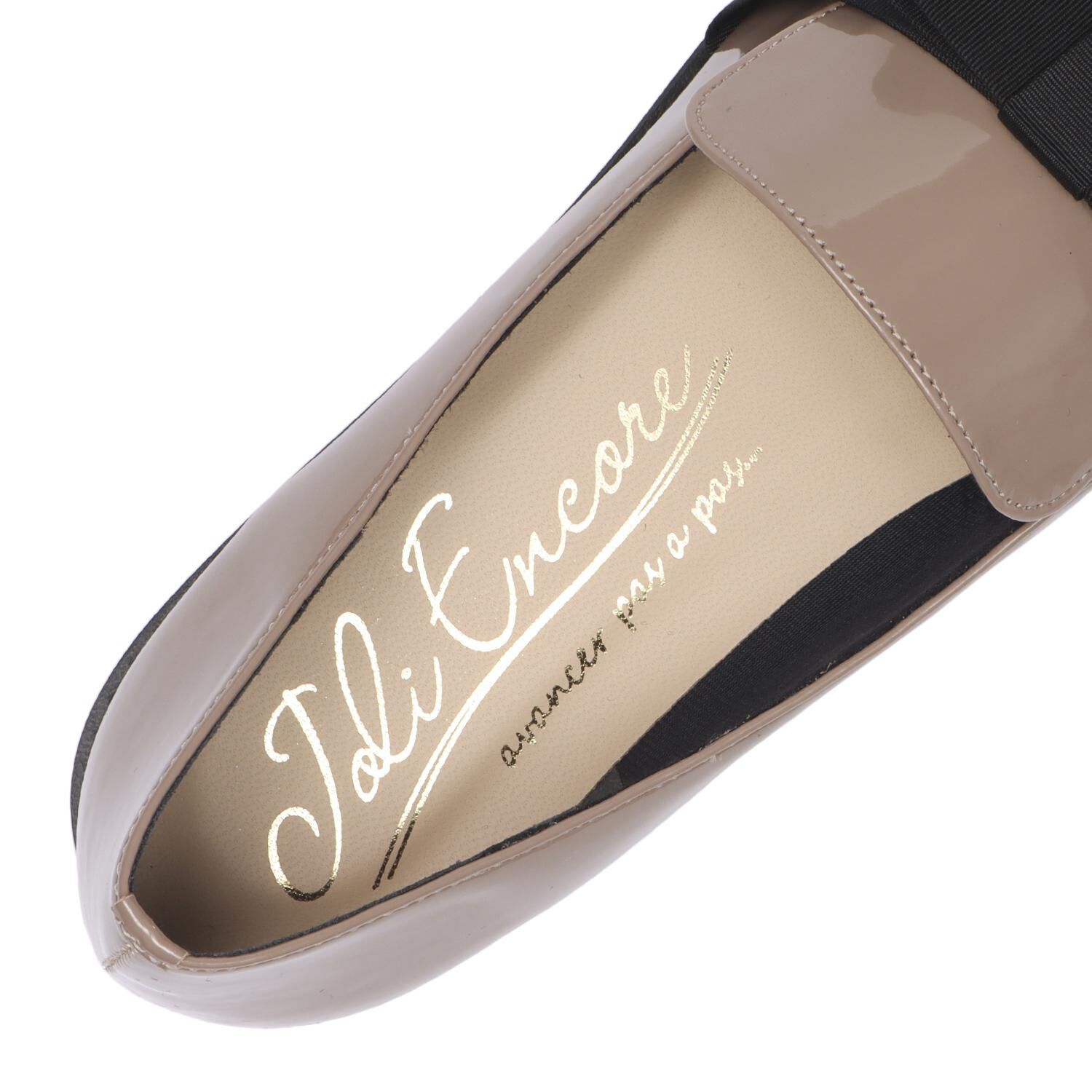 JOLI ENCORE「【JOLI ENCORE(FR)】BICOLOR RIBBON LOAFERS」|スニーカー|